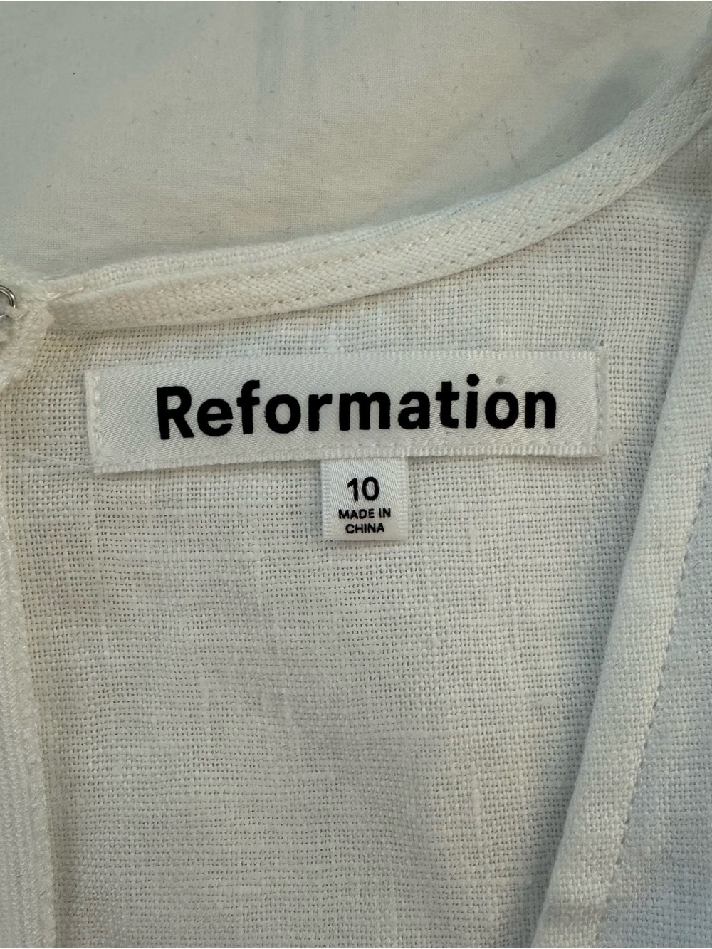 Reformation Simi Linen Dress - Picture 4 of 8